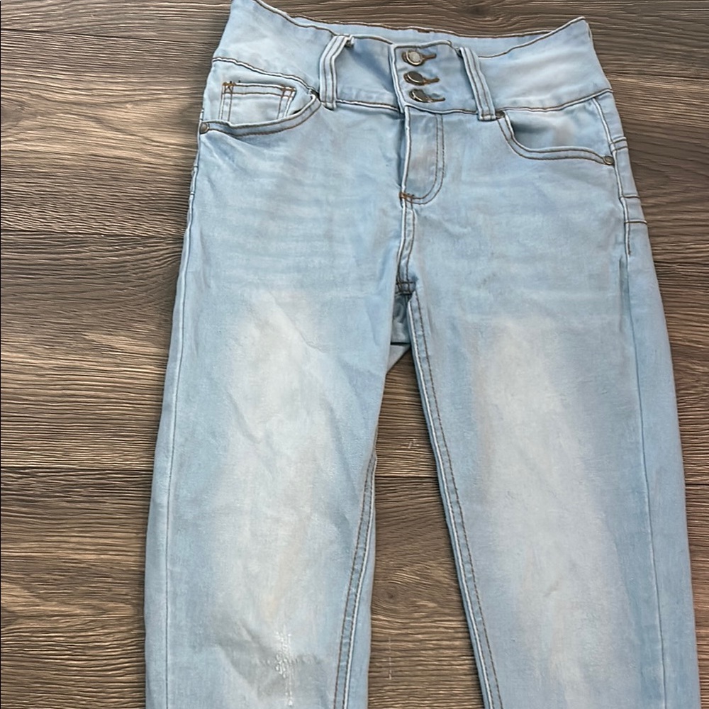 Light Blue High-Waisted Women's Jeans